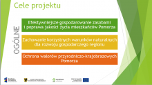 Slajd przedstawiający celel projektu - ogólne